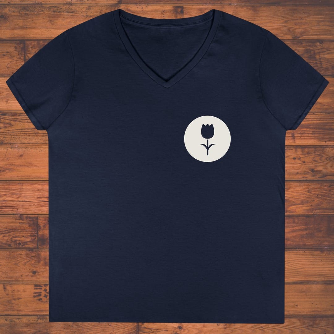 Tulip Mark Ladies' V-Neck