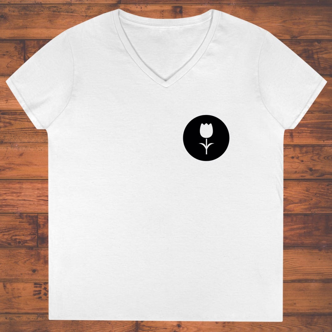 Tulip Mark Ladies' V-Neck