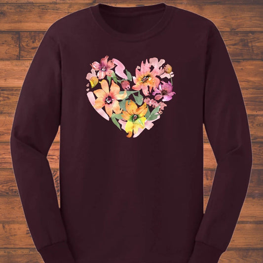 Blush Wildheart Long Sleeve T-Shirt