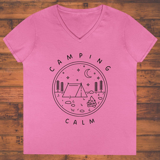 Midnight Camp Ladies' V-Neck