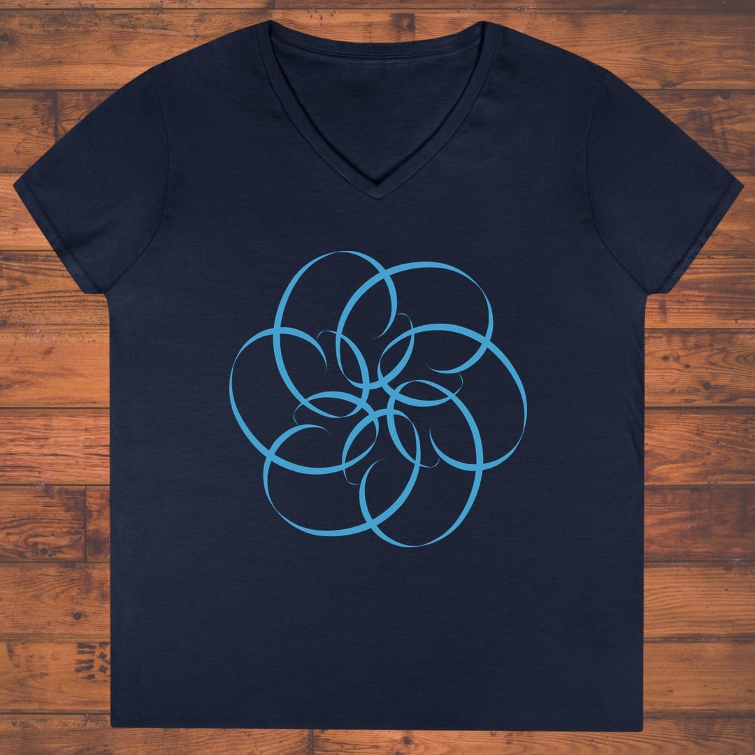 Tidal Bloom Ladies' V-Neck
