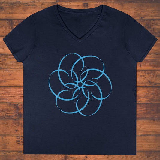 Tidal Bloom Ladies' V-Neck