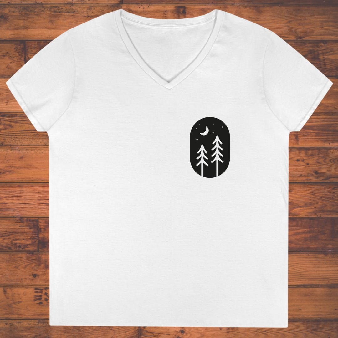 Night Pines Ladies' V-Neck