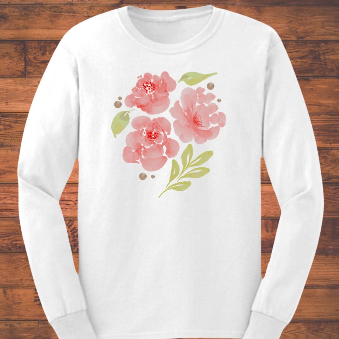 Rose Drift Long Sleeve T-Shirt