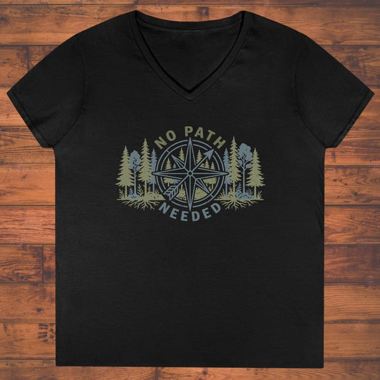 No Path Ladies' V-Neck