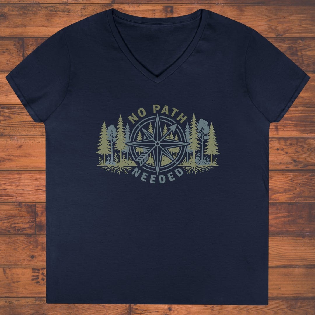 No Path Ladies' V-Neck