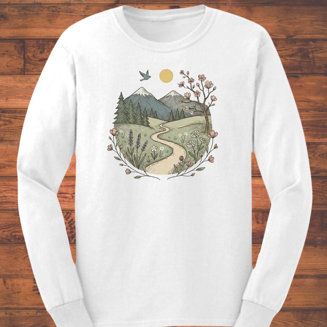 Winding Quiet Long Sleeve T-Shirt