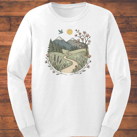 Winding Quiet Long Sleeve T-Shirt