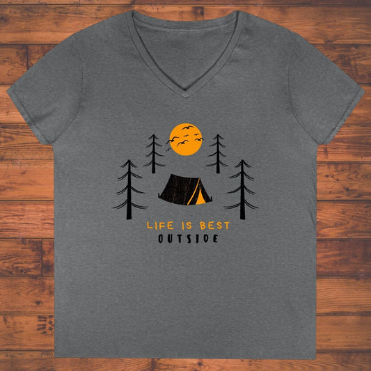 Camp Nights Ladies' V-Neck