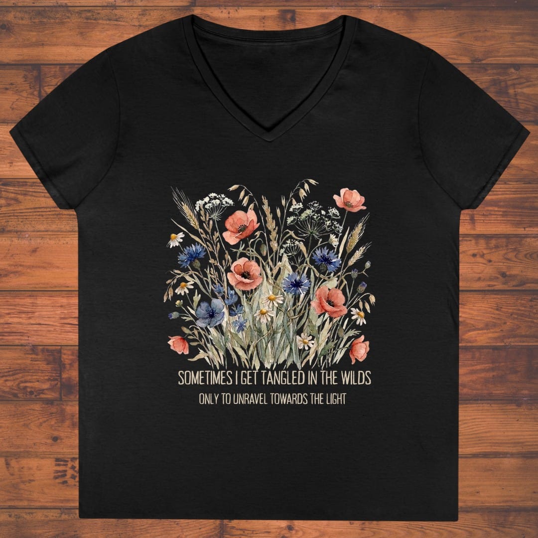 Sometimes Tangled Ladies' V-Neck