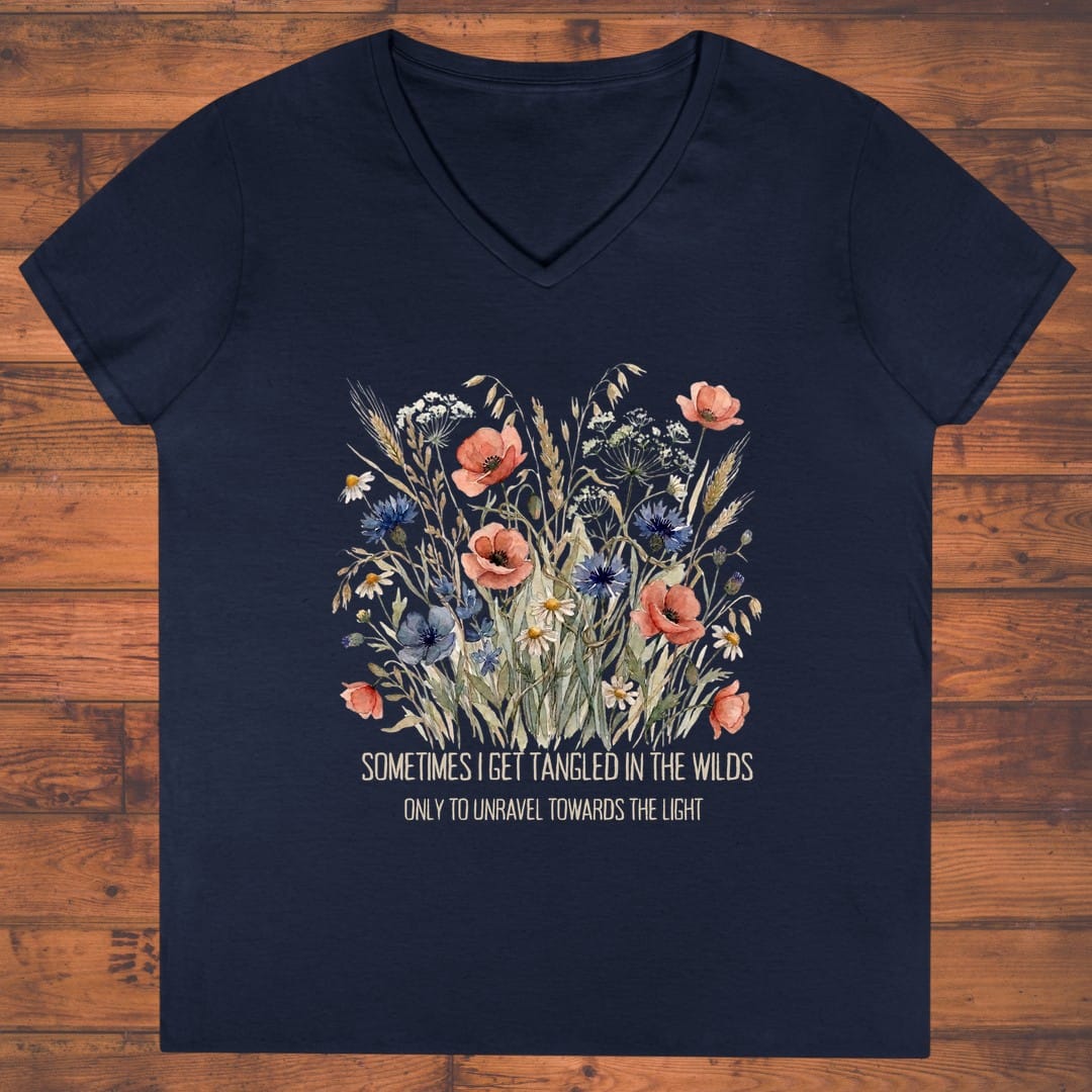 Sometimes Tangled Ladies' V-Neck