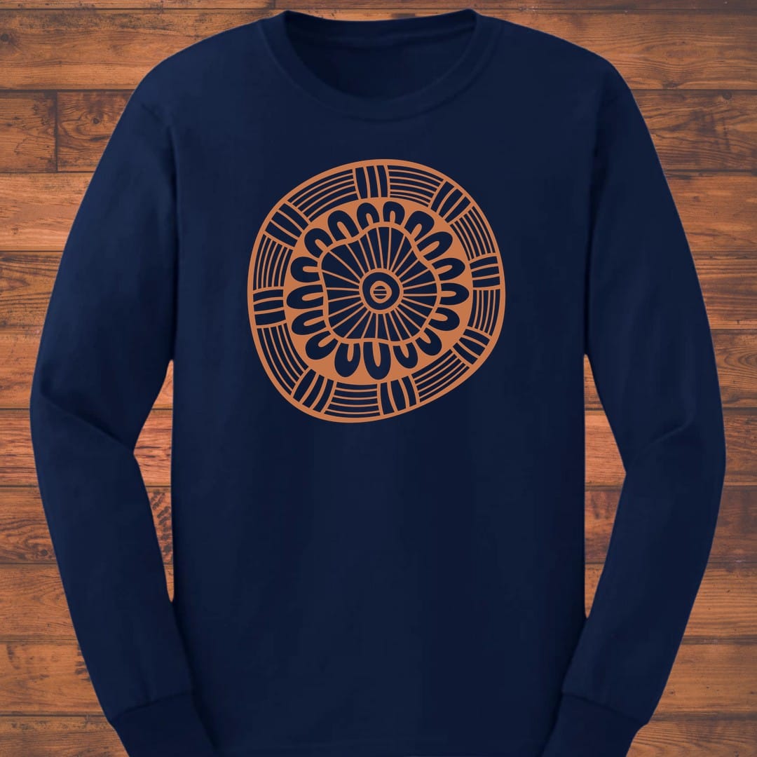 Earth Mandala Long Sleeve T-Shirt