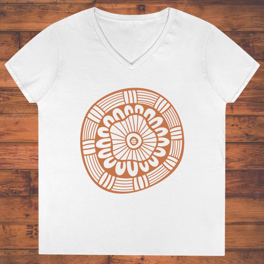 Earth Mandala Ladies' V-Neck