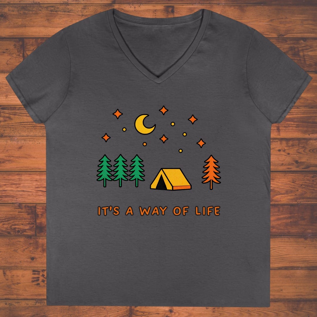 Night Camp Ladies' V-Neck