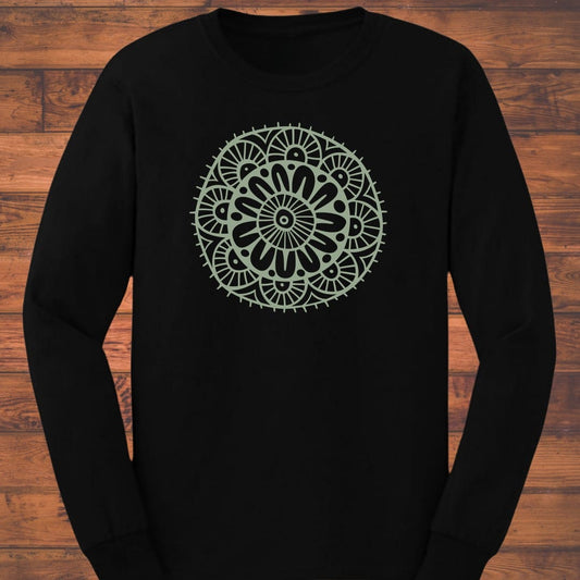 Quiet Mandala Long Sleeve T-Shirt