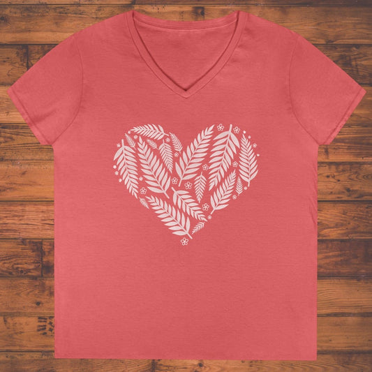 Nature Heart Ladies' V-Neck