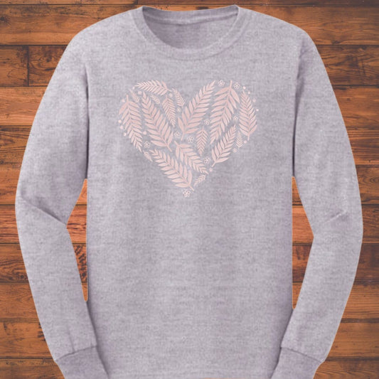Nature Heart Long Sleeve T-Shirt