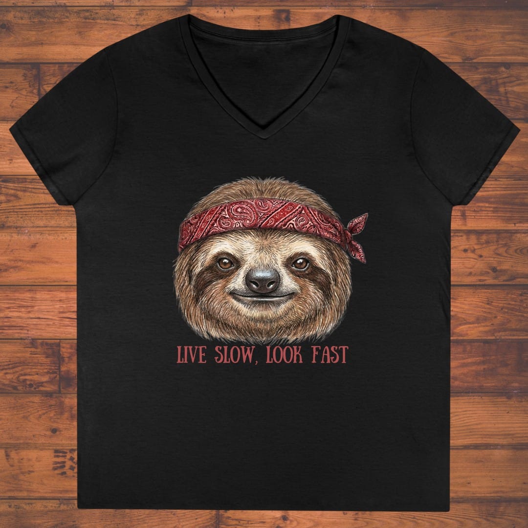 Slow Rebel Ladies' V-Neck