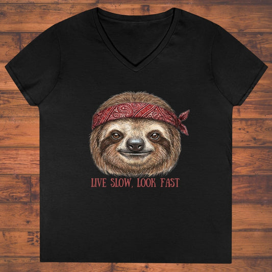 Slow Rebel Ladies' V-Neck