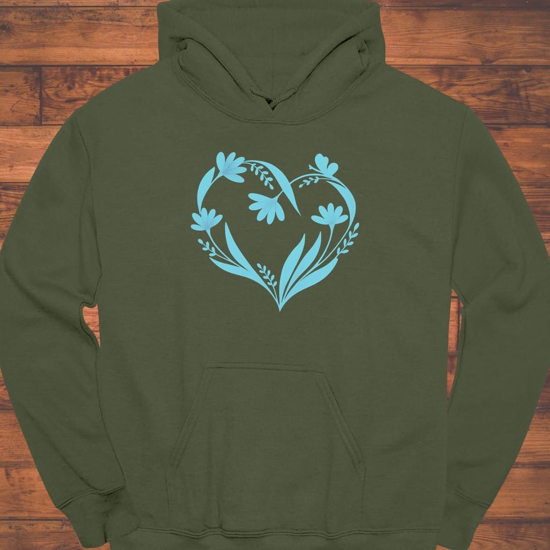 Floral Pulse Hoodie