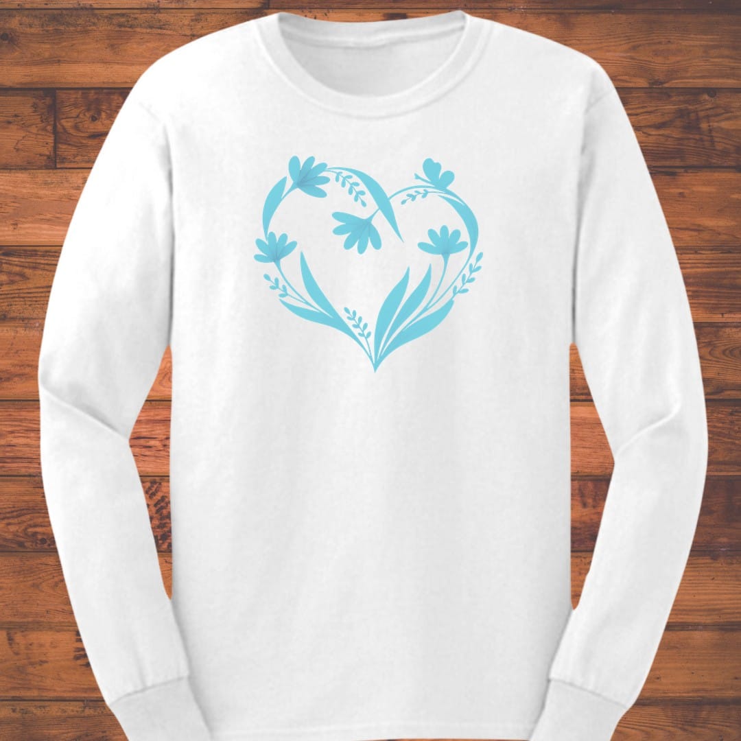 Floral Pulse Long Sleeve T-Shirt