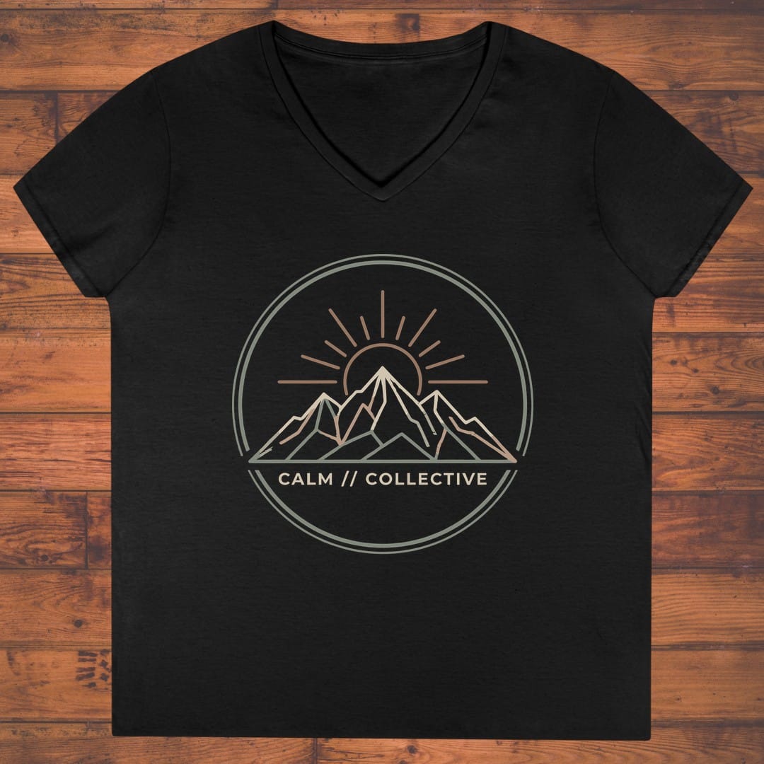 Sun Circle Ladies' V-Neck