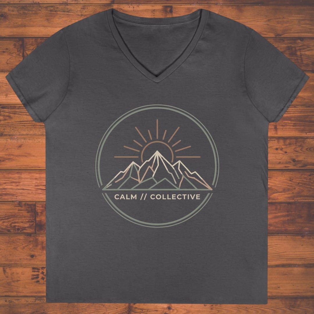 Sun Circle Ladies' V-Neck