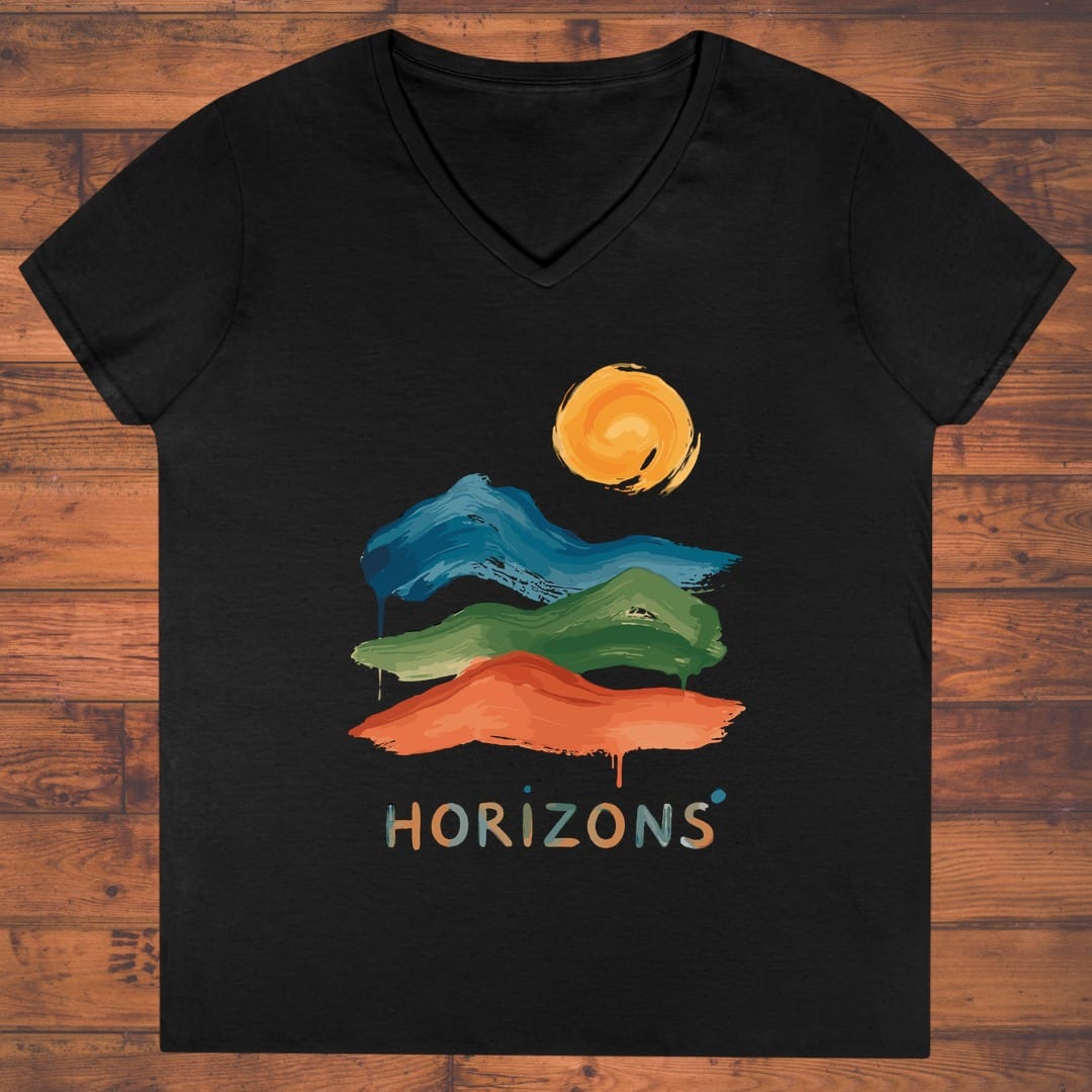 Paint Horizons Ladies' V-Neck
