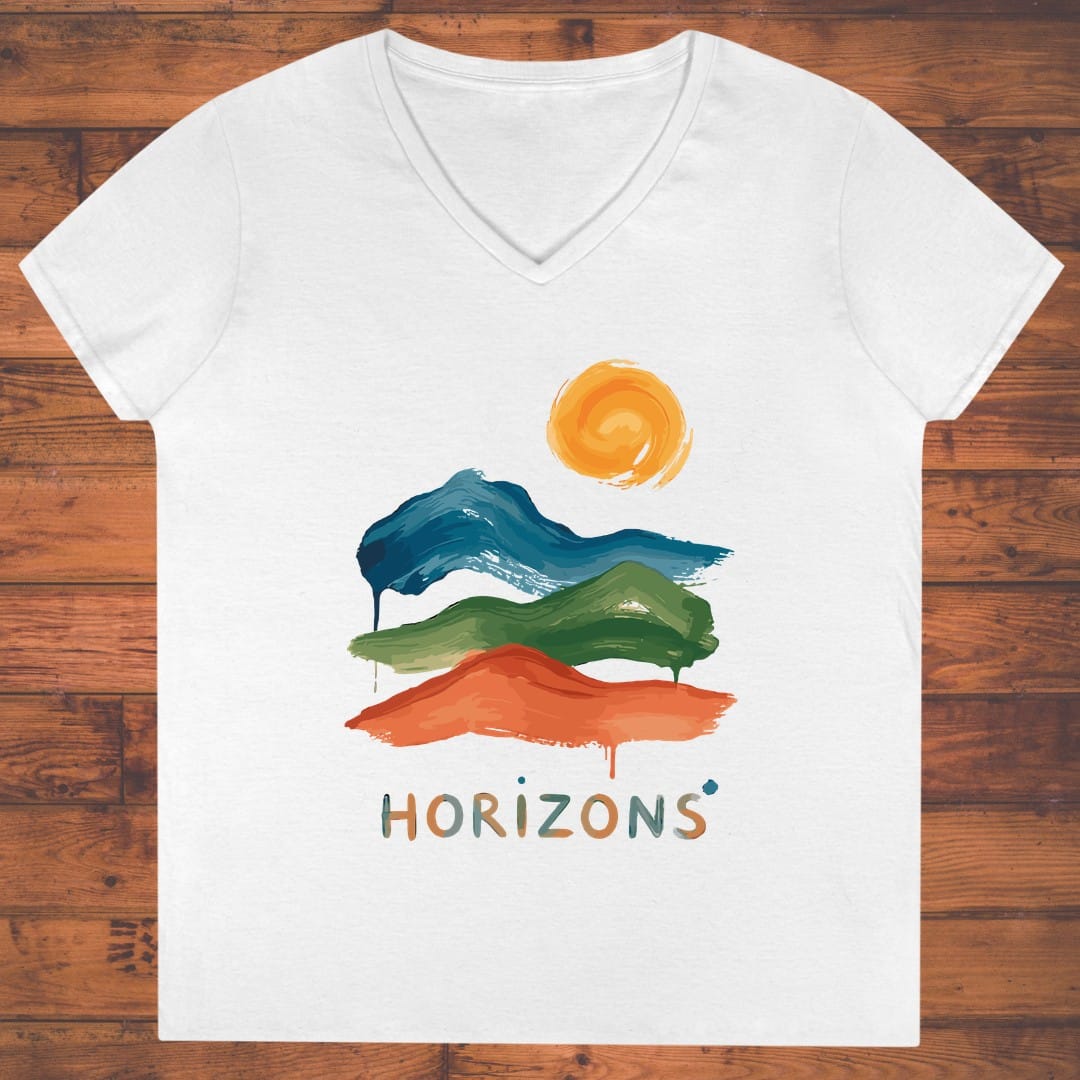 Paint Horizons Ladies' V-Neck