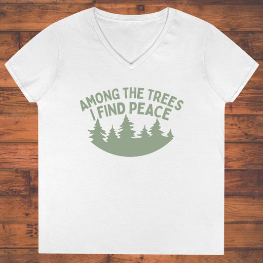 Forest Peace Ladies' V-Neck