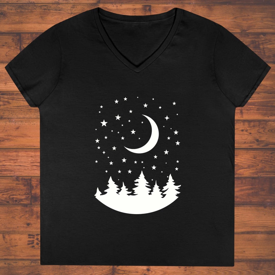 Moon Pines Ladies' V-Neck