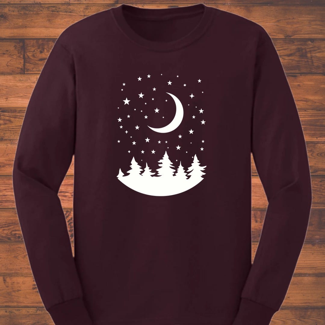 Moon Pines Long Sleeve T-Shirt