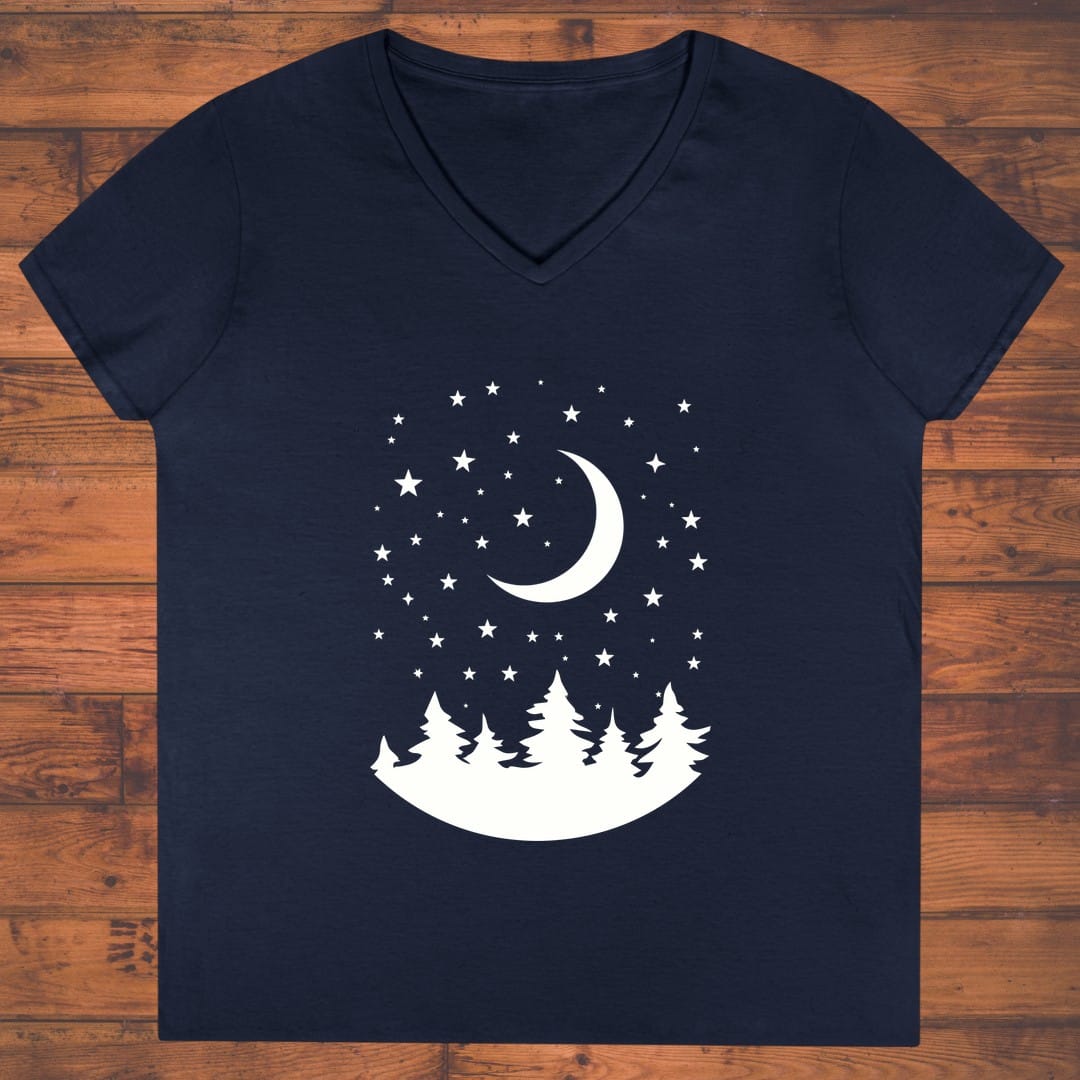 Moon Pines Ladies' V-Neck