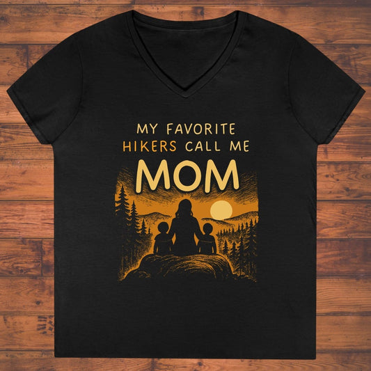 Mom's favorite Hikers Ladies' V-Neck