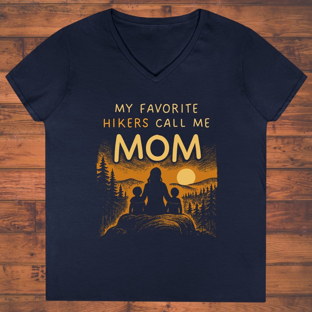 Mom's favorite Hikers Ladies' V-Neck