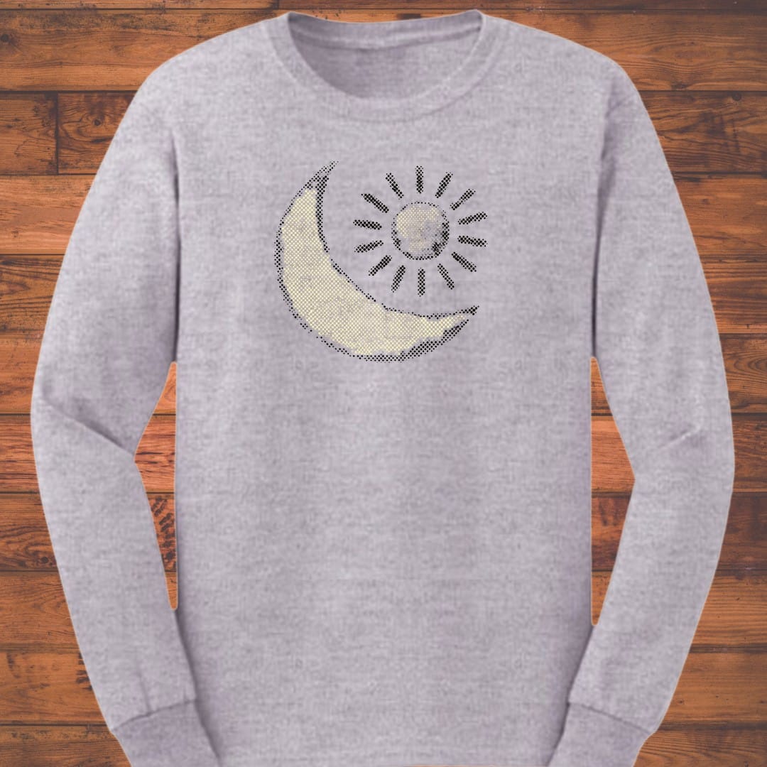Sunfade Moon Long Sleeve T-Shirt