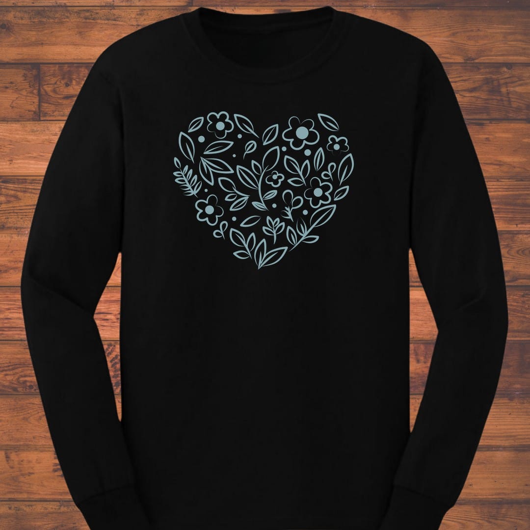 Meadow Heart Long Sleeve T-Shirt