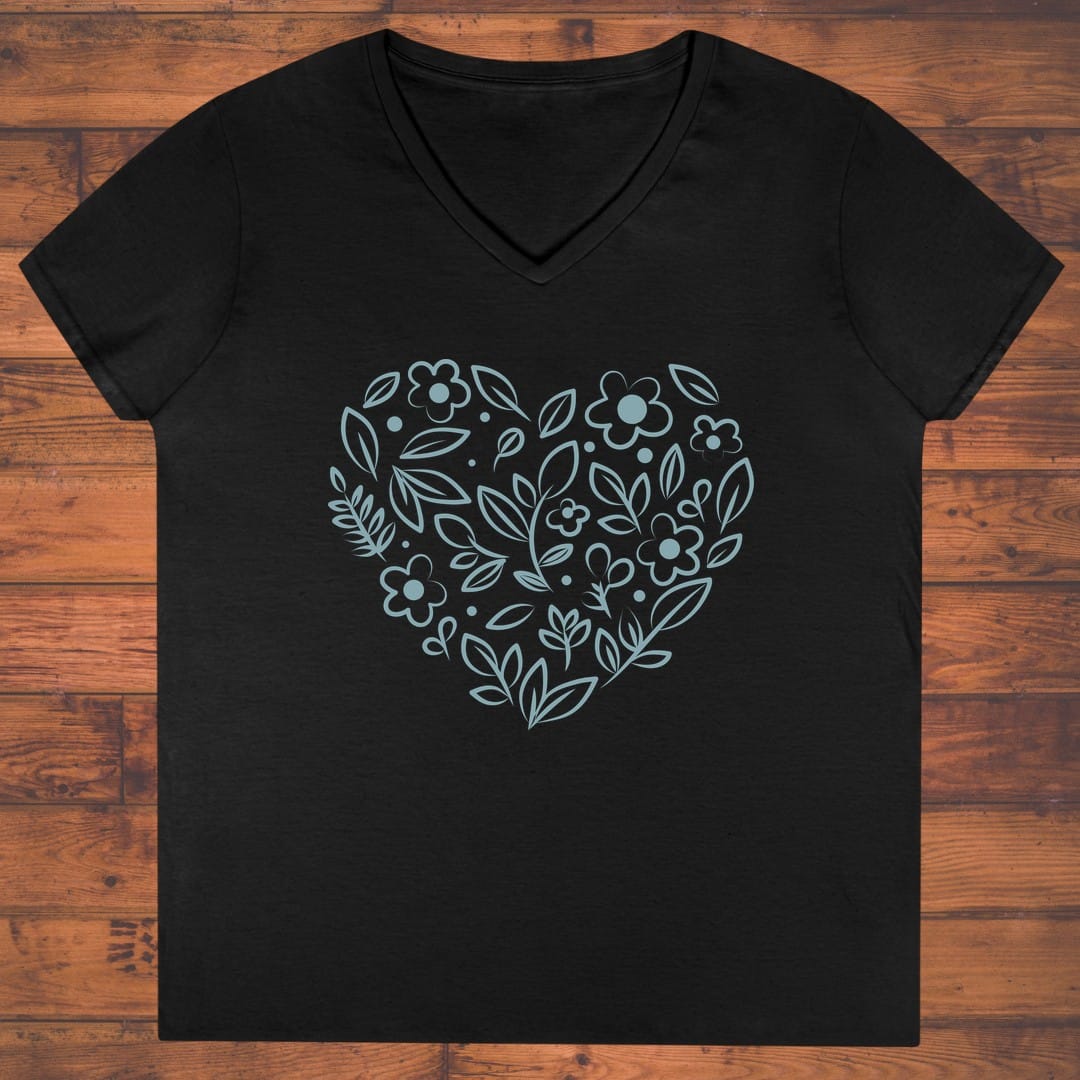 Meadow Heart Ladies' V-Neck