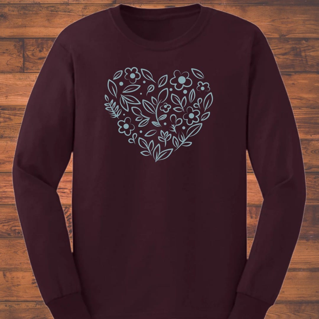 Meadow Heart Long Sleeve T-Shirt