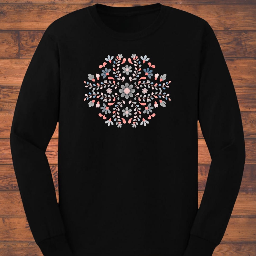 Petal Weave Long Sleeve T-Shirt