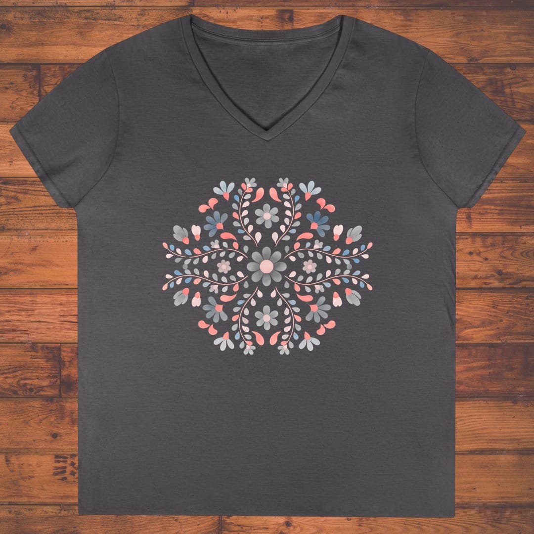 Petal Weave Ladies' V-Neck