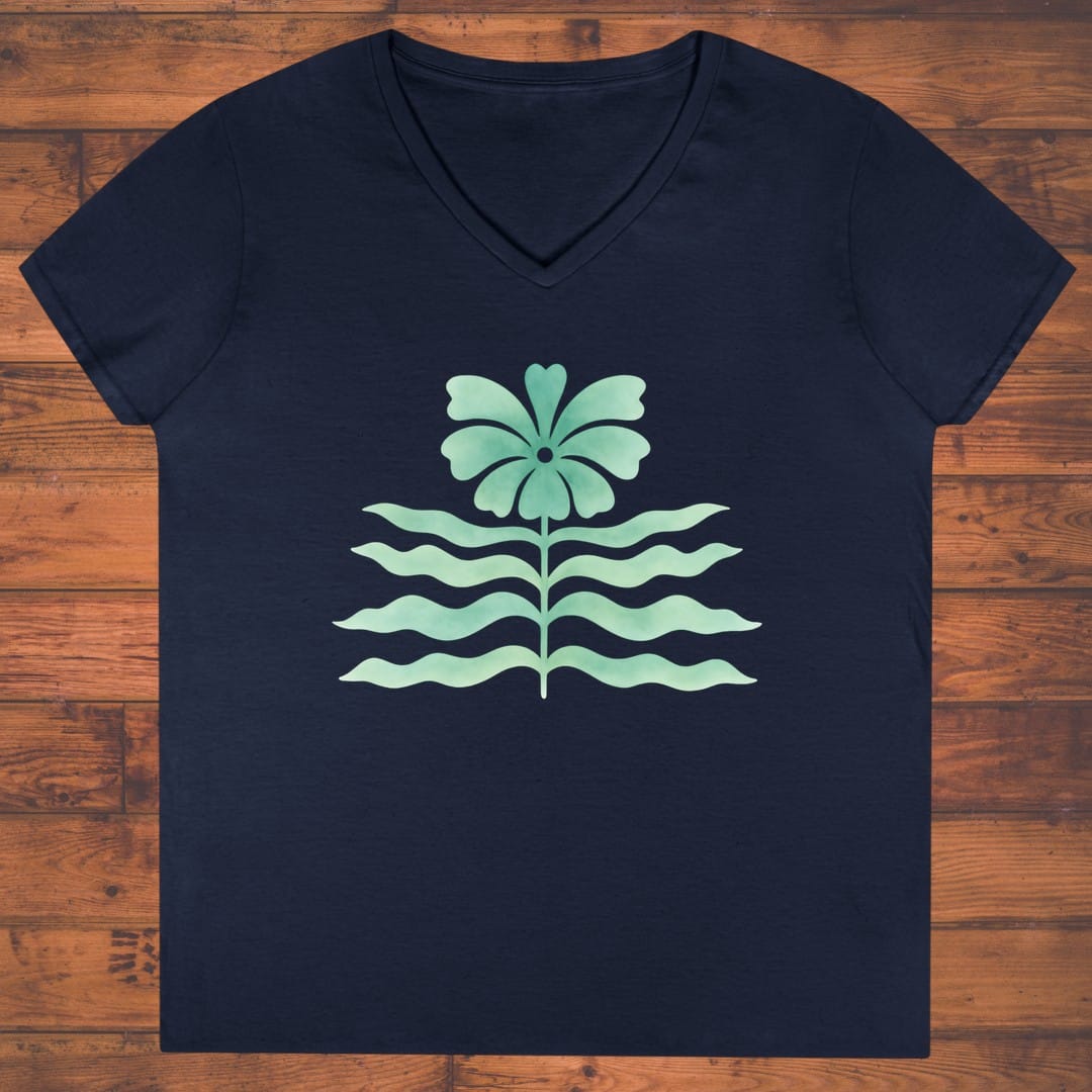 Tide Bloom Ladies' V-Neck