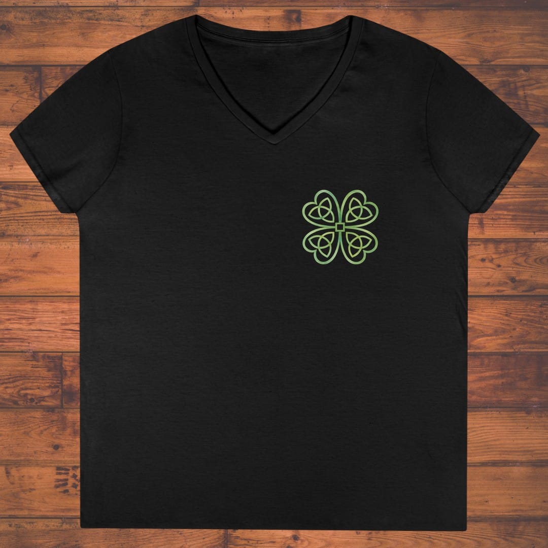 Clover Weave Ladies' V-Neck