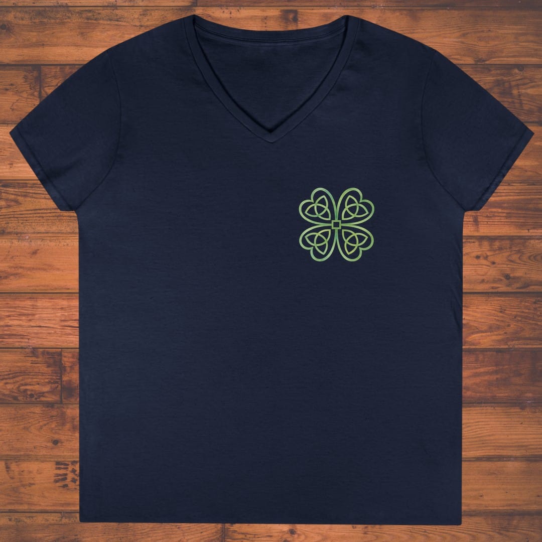 Clover Weave Ladies' V-Neck