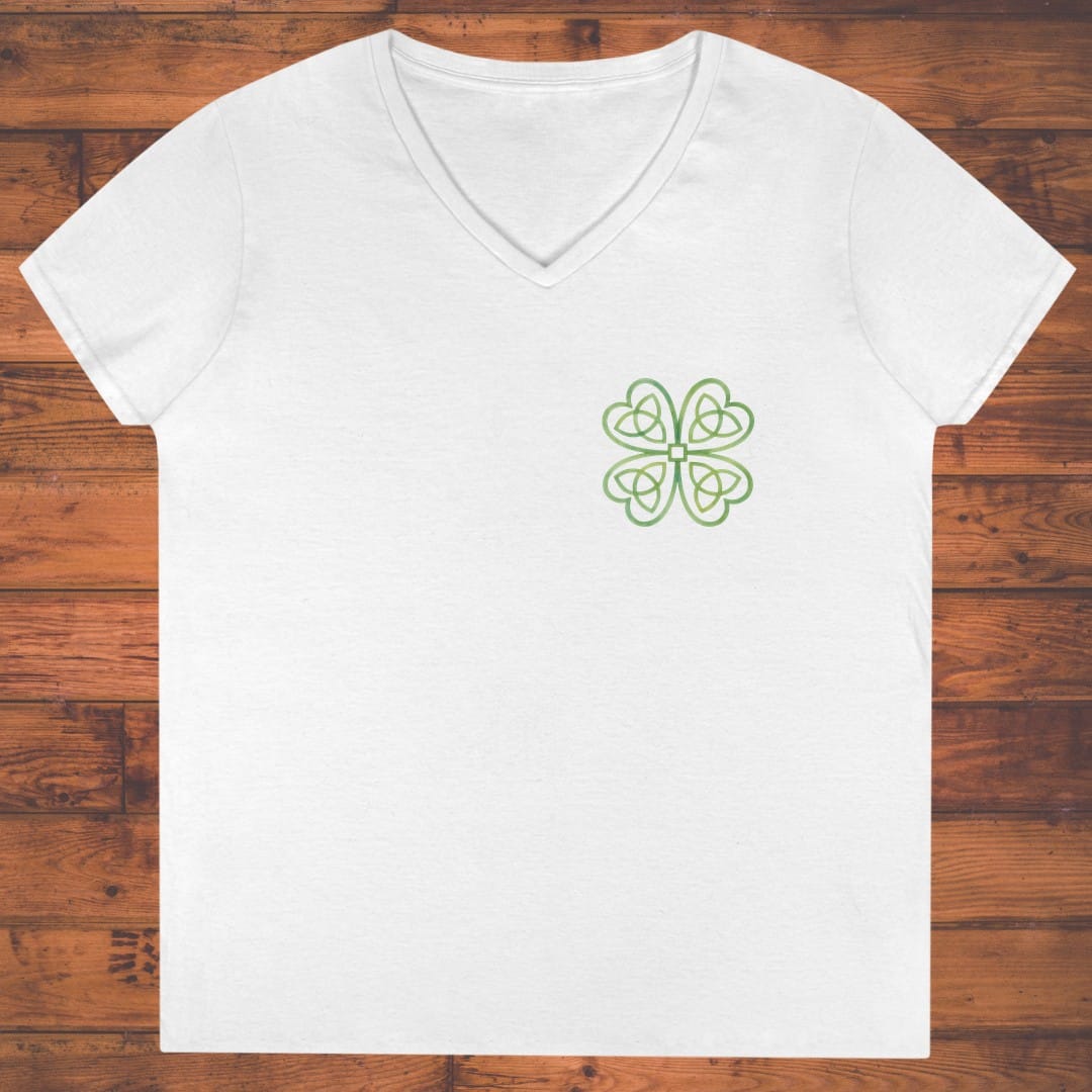 Clover Weave Ladies' V-Neck