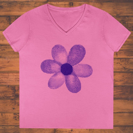 Violet Daisy Ladies' V-Neck