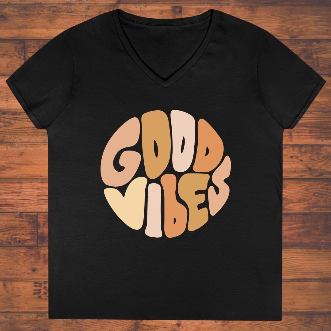 Good Vibes Ladies' V-Neck