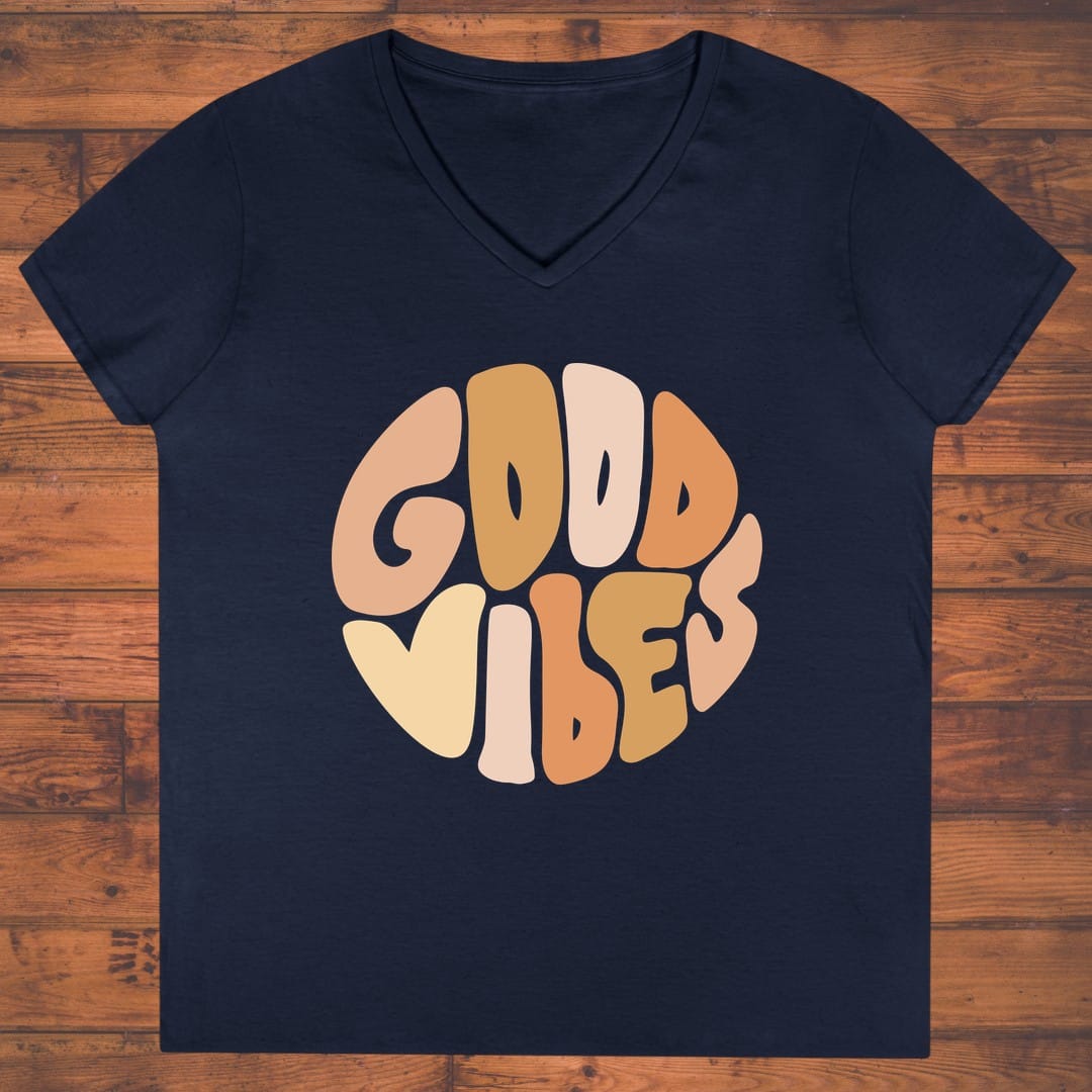 Good Vibes Ladies' V-Neck