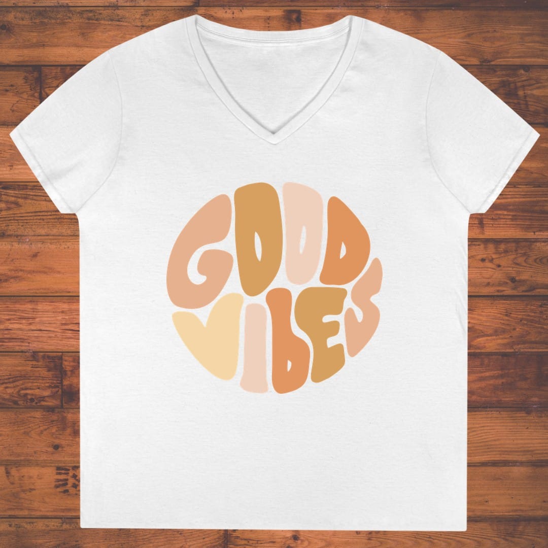 Good Vibes Ladies' V-Neck