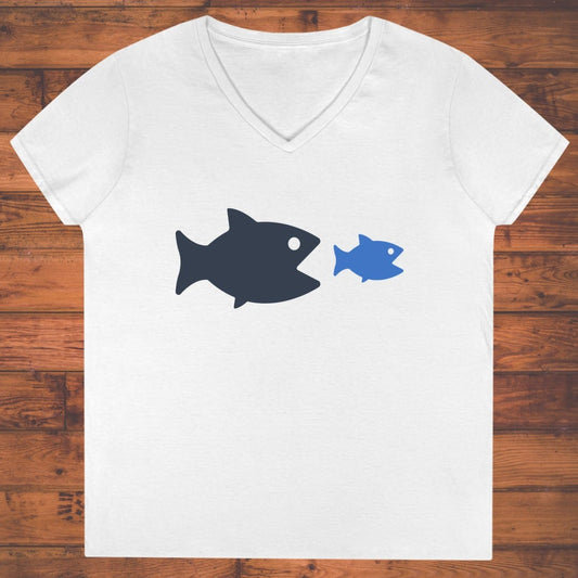 Little Predator Ladies' V-Neck